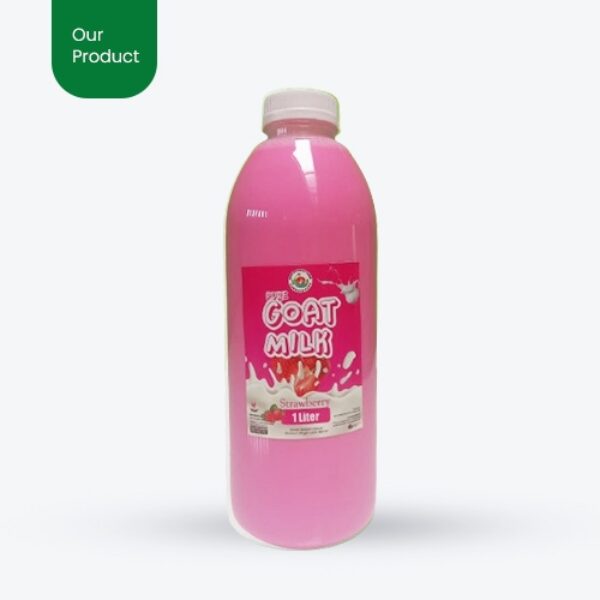 Susu Kambing Pasteurisasi Rasa Strawberry